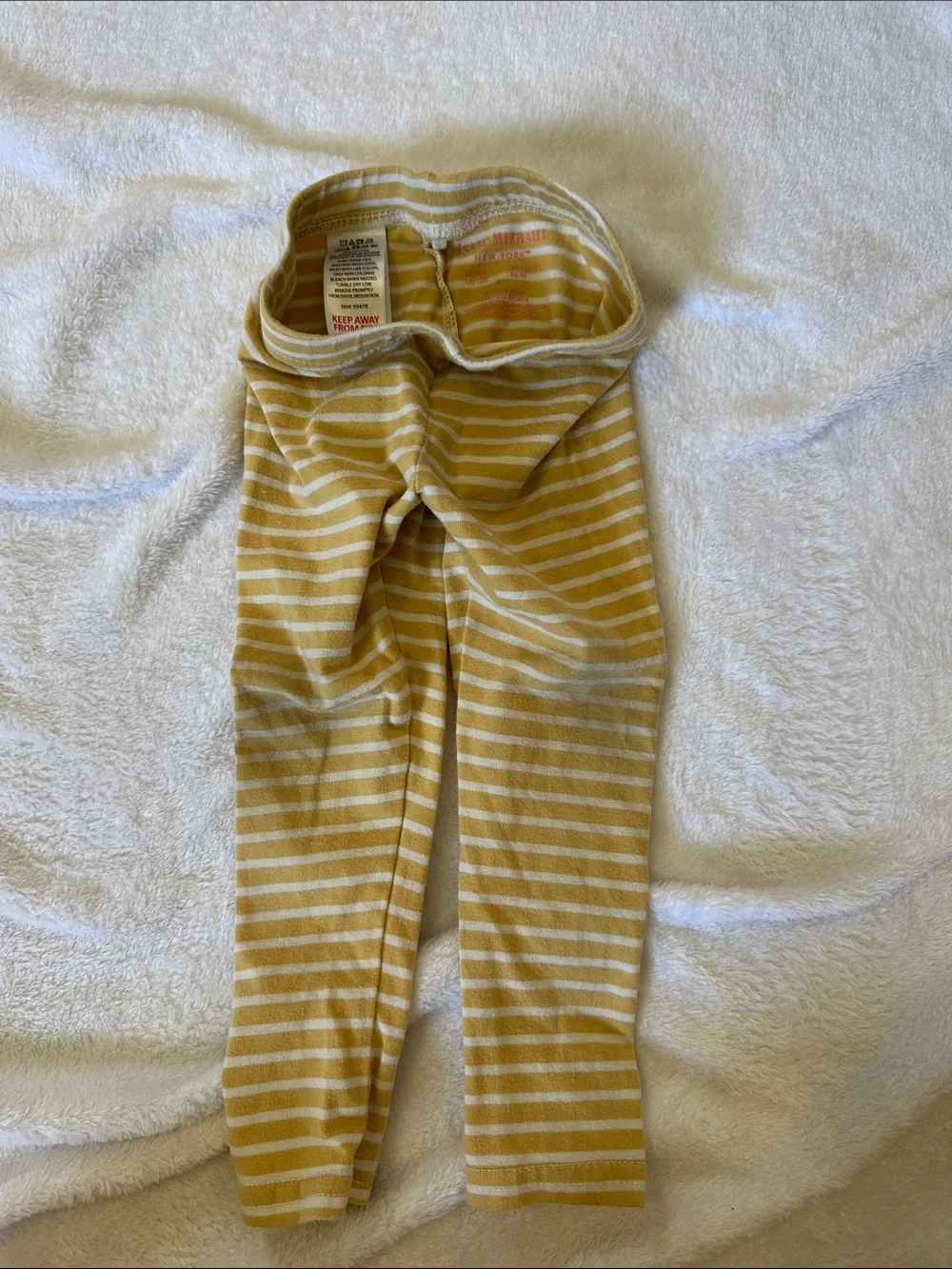 Girls Yellow Mustard & Pink Bottoms Set